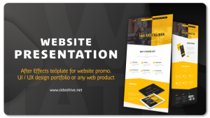Videohive Website Presentation V1 53321339 Product Promo template preview