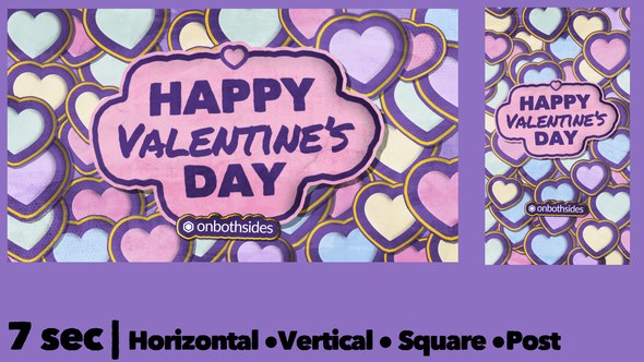 Videohive Valentine Stickers Opener Openers template preview