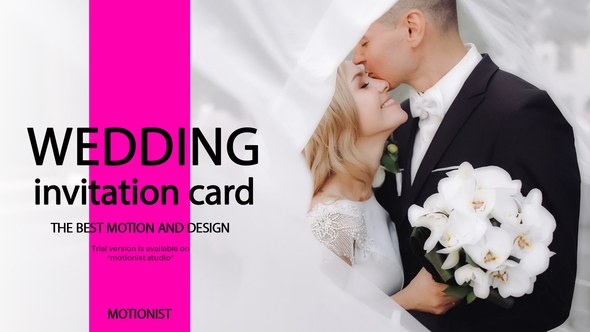 Videohive Wedding Invitation Card Video Displays template preview