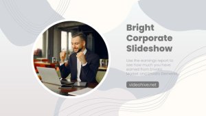 Videohive Bright Corporate Slideshow Video Displays template preview