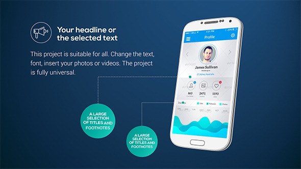 Android Presentation Pack Video Displays template preview