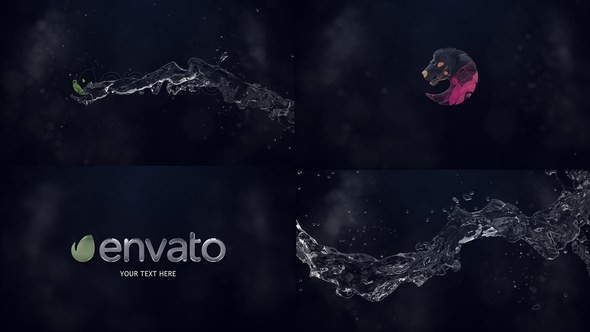 Videohive Water Logo Reveal 21724756 Logo Stings template preview