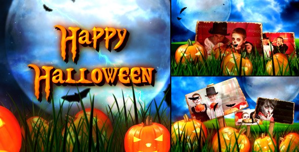 Videohive Halloween 5634491 Video Displays template preview