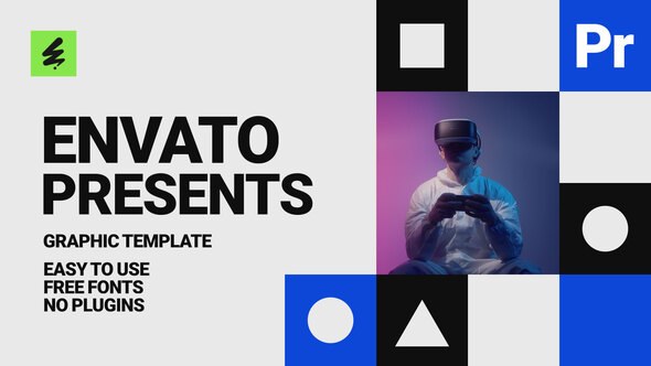 Opener Abstract Opener Premiere Pro template preview