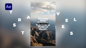 Videohive Travel Stories 56075660 Titles template preview