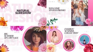 Videohive Natural Slideshow Video Displays template preview