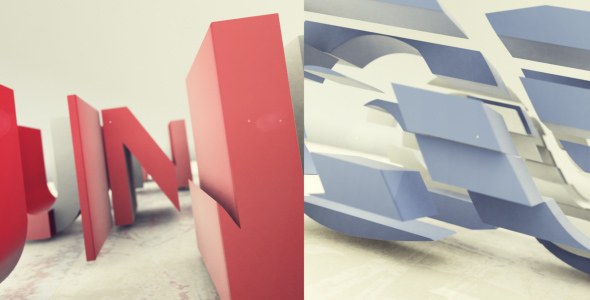 Clean Pieces Video Displays template preview