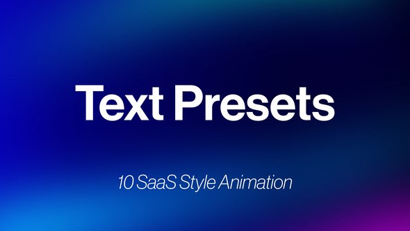 Videohive Text Presets 60097637 Titles template preview