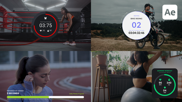 Videohive Fitness & Sport Countdown Timers Elements template preview