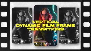 Dynamic Film Frame Transitions for Reels & Shorts Elements template preview