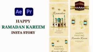 Videohive Golden Ramadan Kareem Instagram Story Ramadan template preview