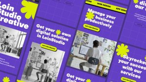 Videohive Creative Agency Stories Pack Product Promo template preview