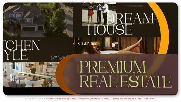 Videohive Premium Real Estate Video Displays template preview