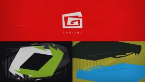 Videohive Retro Blaze Logo Reveal Logo Stings template preview
