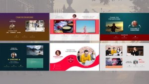 Videohive Modern End Screens Video Displays template preview
