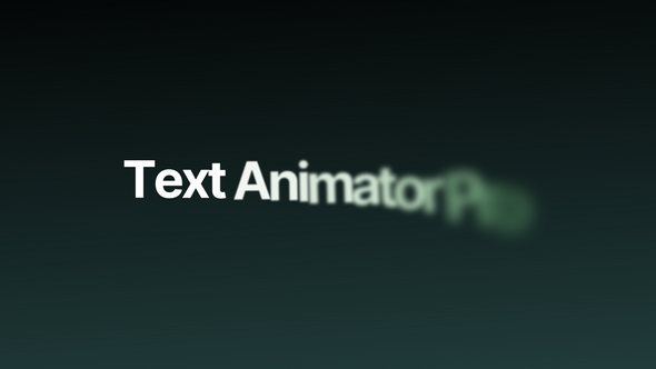 Videohive Text Animator Pro Titles template preview