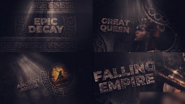 Videohive Epic Decay History Openers template preview