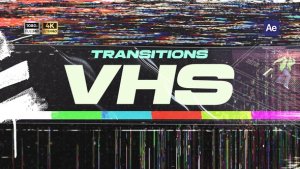 Videohive VHS Transitions 56489666 Elements template preview