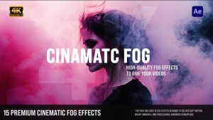 Videohive Cinematic Fog Overlays Pack вЂ“ Realistic Mist & Atmospheric Film FX Elements template preview