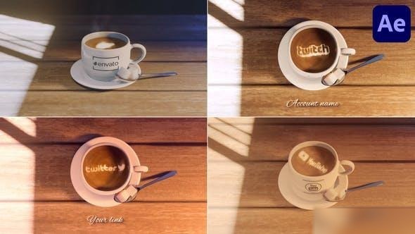 Videohive Coffee Logo Reveal for After Effects Logo Stings template preview