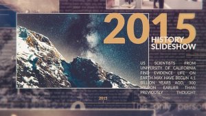 Videohive Chronological History Slideshow Video Displays template preview