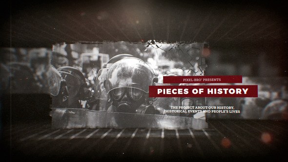 Videohive Pieces of History Openers template preview