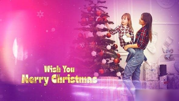 Videohive Christmas Photos Slideshow 49318153 Openers template preview
