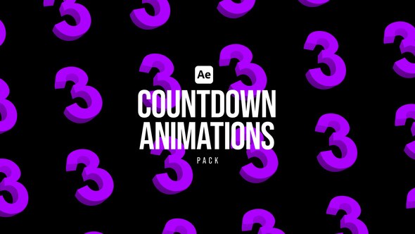 Videohive Countdown Animations Pack Elements template preview