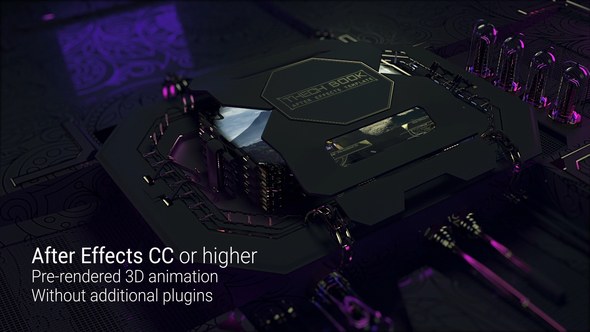 Videohive Future Book Video Displays template preview