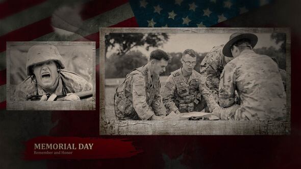 Videohive Memorial Day | American Flag Day Openers template preview