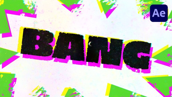 Videohive Dirty Cartoon Transitions Elements template preview