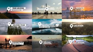 Videohive Minimalistic Location Titles + RGB | After Effects Titles template preview