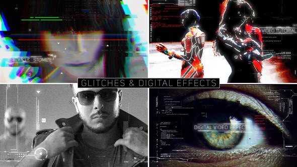 Videohive Digital Video Effects Video Displays template preview