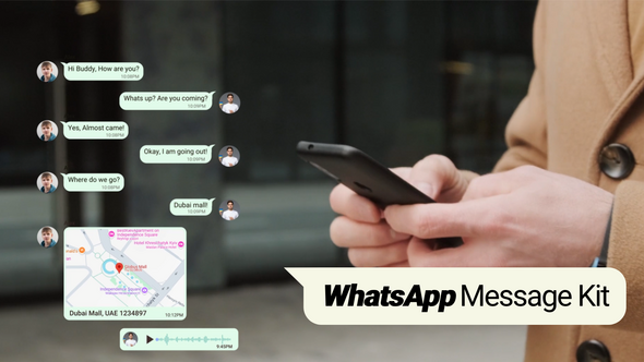 Videohive Whatsapp Messages Tool Openers template preview