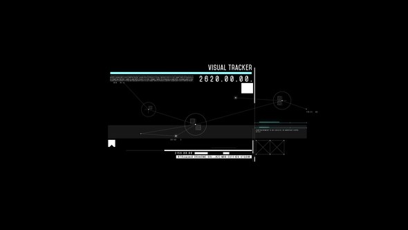 Videohive HUD Visual Tracker 1 Infographics template preview