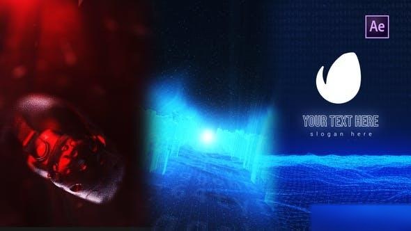 Videohive Metaverse VR Logo Reveal Logo Stings template preview