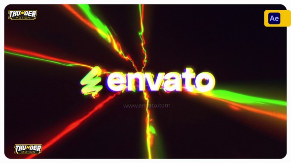 Videohive Electric Burst Logo Reveal Logo Stings template preview