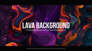 Lava Backgrounds for Premiere Pro Premiere Pro template preview