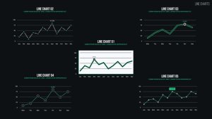 Videohive Line Charts 57320791 Infographics template preview