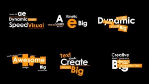 Videohive Kinetic Text Ver 4 Titles template preview