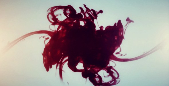 Videohive Bloody Ink Logo Reveal Logo Stings template preview