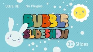 Videohive Bubble Slideshow 25379809 Video Displays template preview