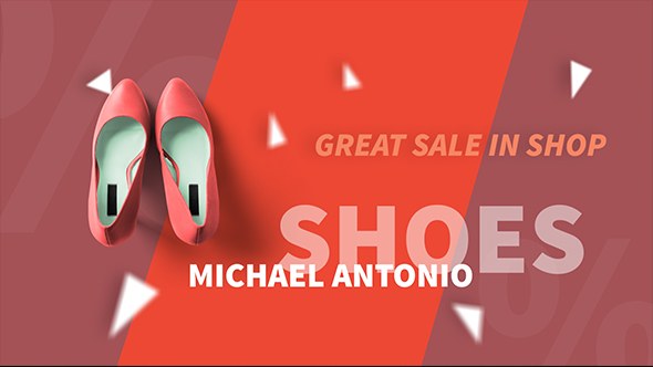 Market Shop Sale Video Displays template preview