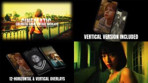 Videohive Cinematic Grain Vintage Overlays Elements template preview