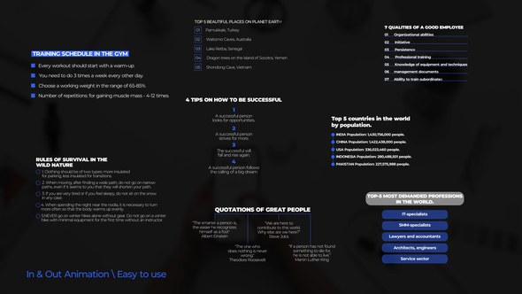 Videohive List Titles | After Effects 44227175 Titles template preview