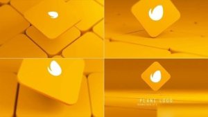 Videohive Plane Logo 3d Logo Stings template preview