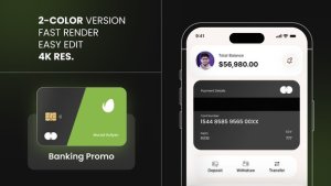 Videohive Banking Promo Product Promo template preview