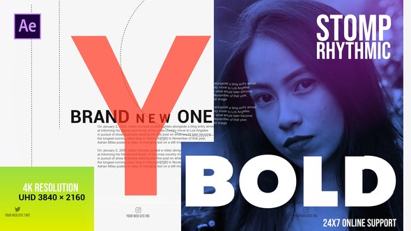 Videohive Stomp - Rhythmic Openers template preview