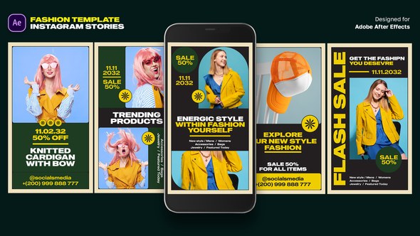 Videohive Fashion Instagram Stories Template 45478919 Product Promo template preview