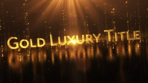 Videohive Gold Luxury Titles 45842247 Titles template preview